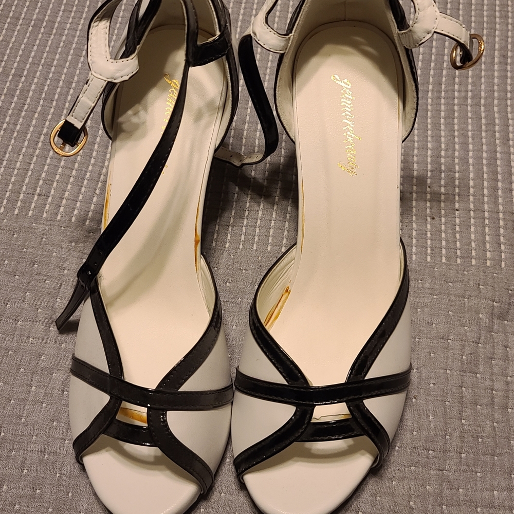 Black and White Heels